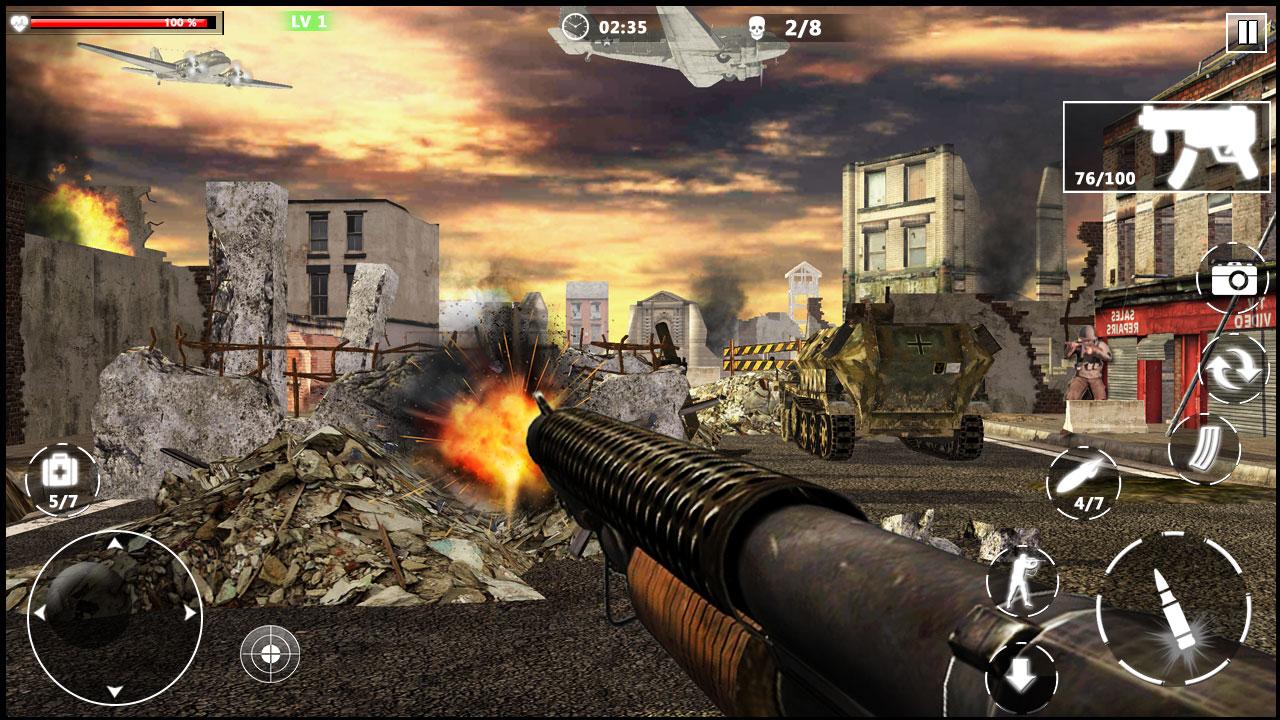 اسکرین شات 3 بازی World War Army: Gun War Games