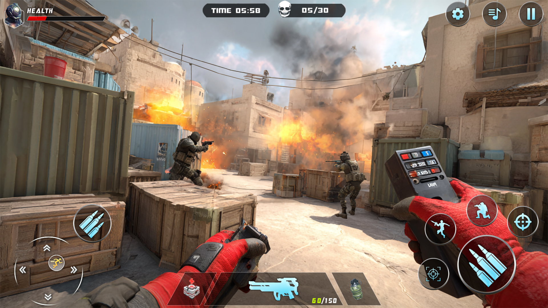 اسکرین شات 1 بازی Critical Terrorist Strike Game