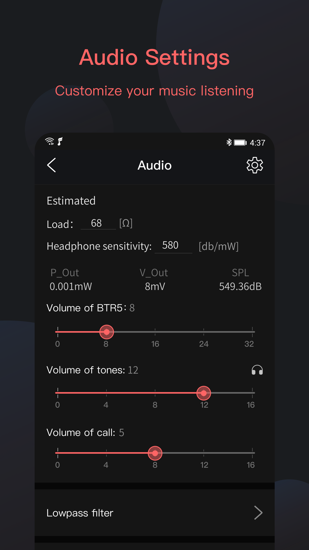 اسکرین شات 4 برنامه FiiO Control