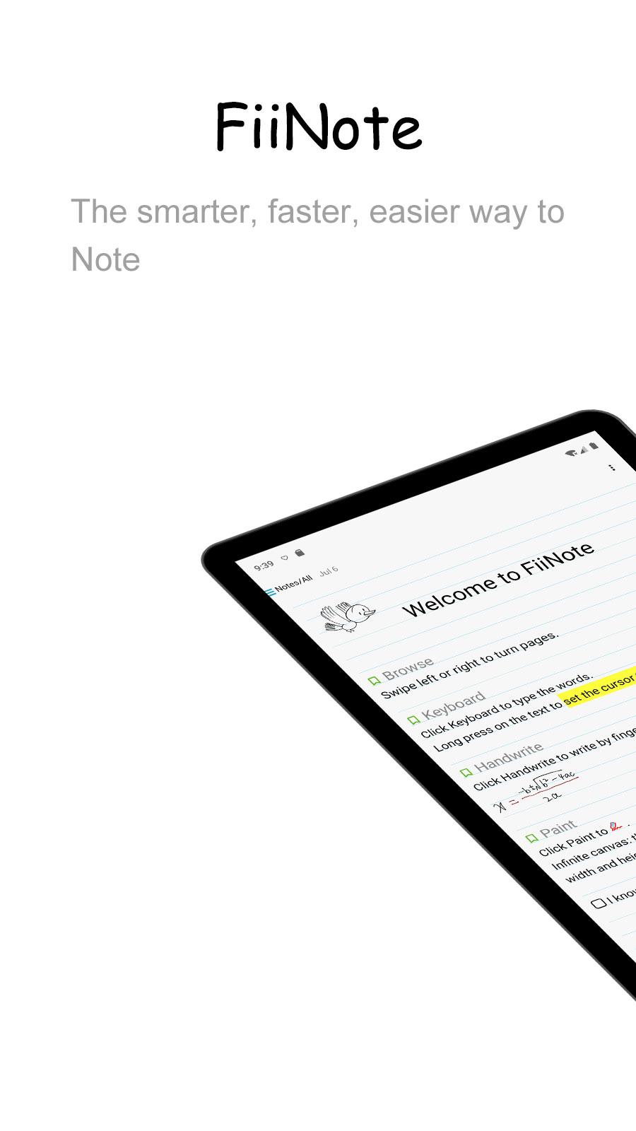 اسکرین شات 1 برنامه FiiNote, note everything