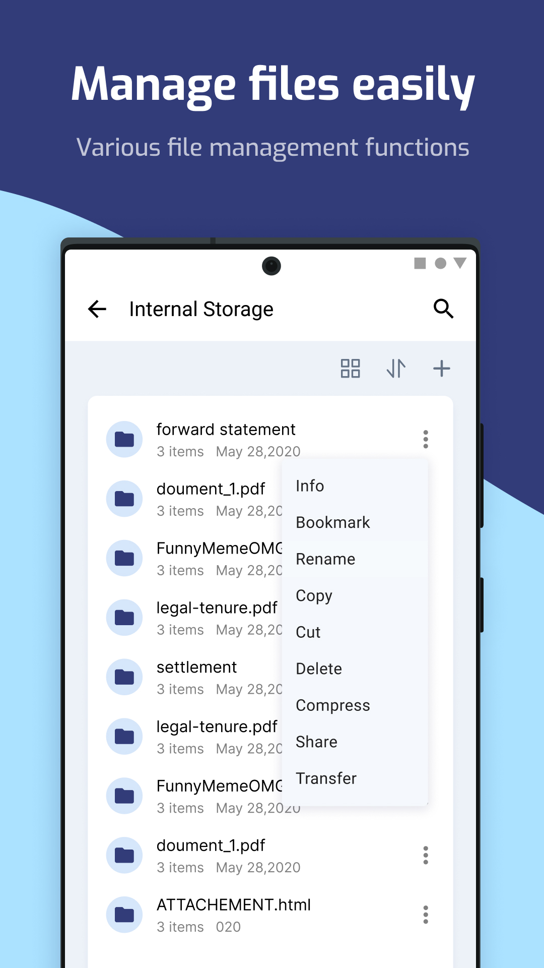 اسکرین شات 2 برنامه PoMelo File Explorer