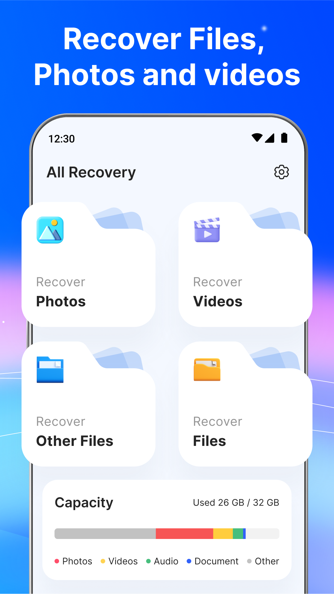 اسکرین شات 2 برنامه File & Deleted Image Recovery