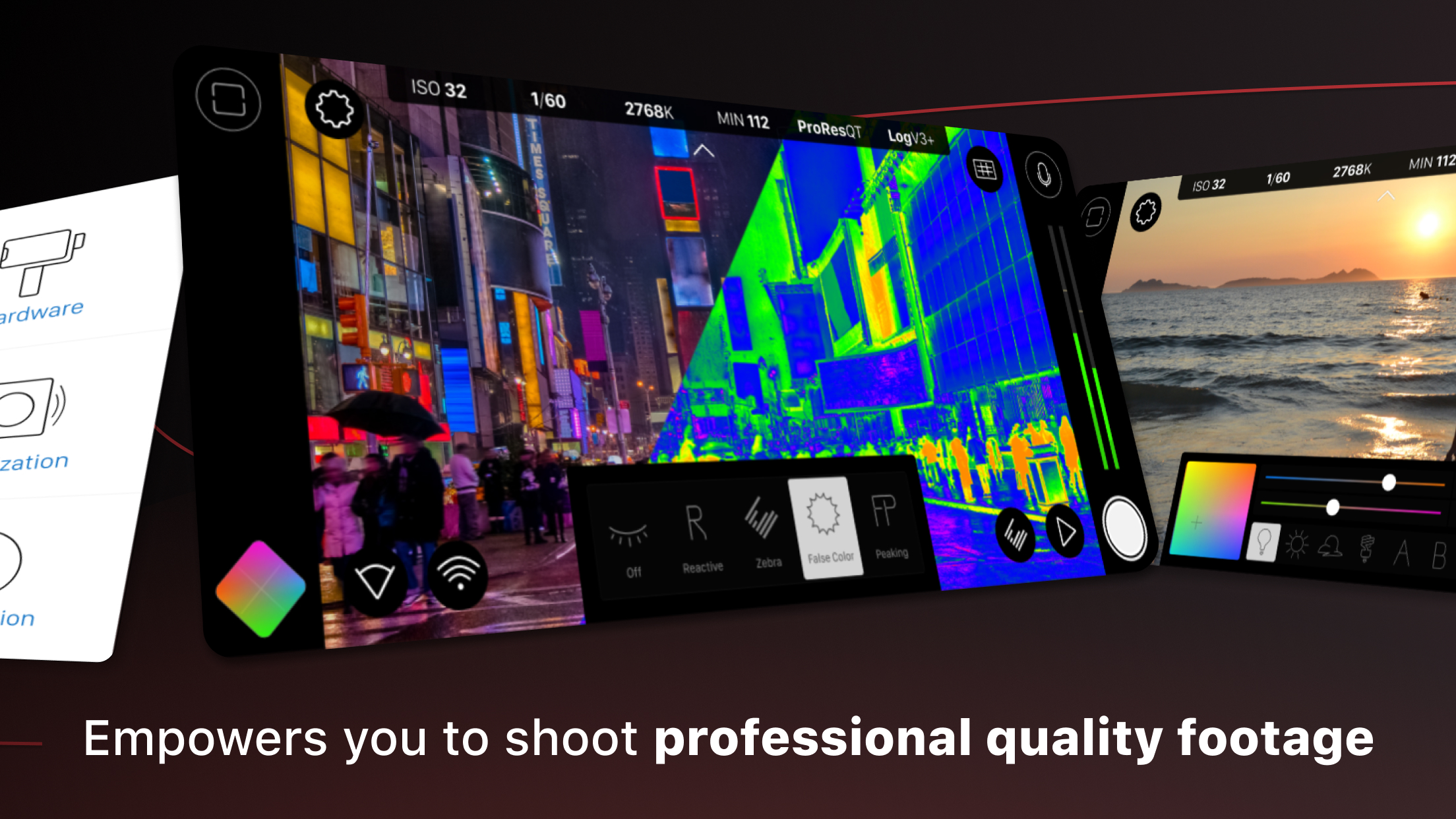 اسکرین شات 2 برنامه Filmic Pro: Mobile Cine Camera