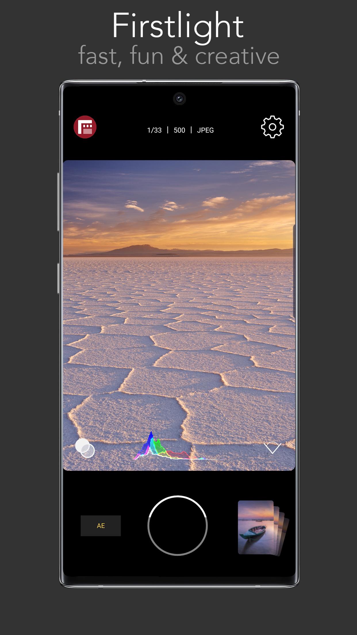 اسکرین شات 1 برنامه Filmic Firstlight - Photo App