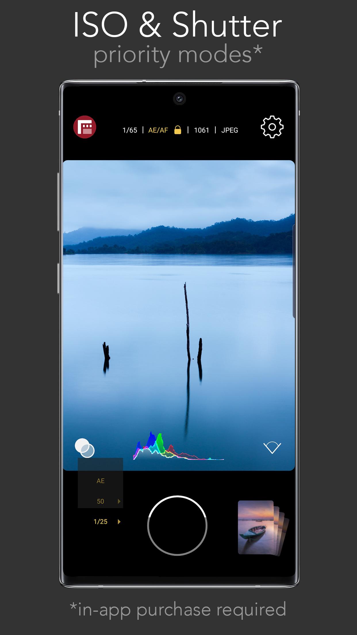 اسکرین شات 5 برنامه Filmic Firstlight - Photo App