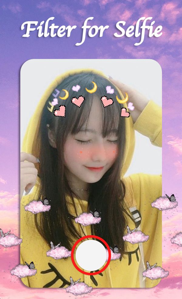اسکرین شات 1 برنامه Filter for Selfie - Sweet Snap Face Camera