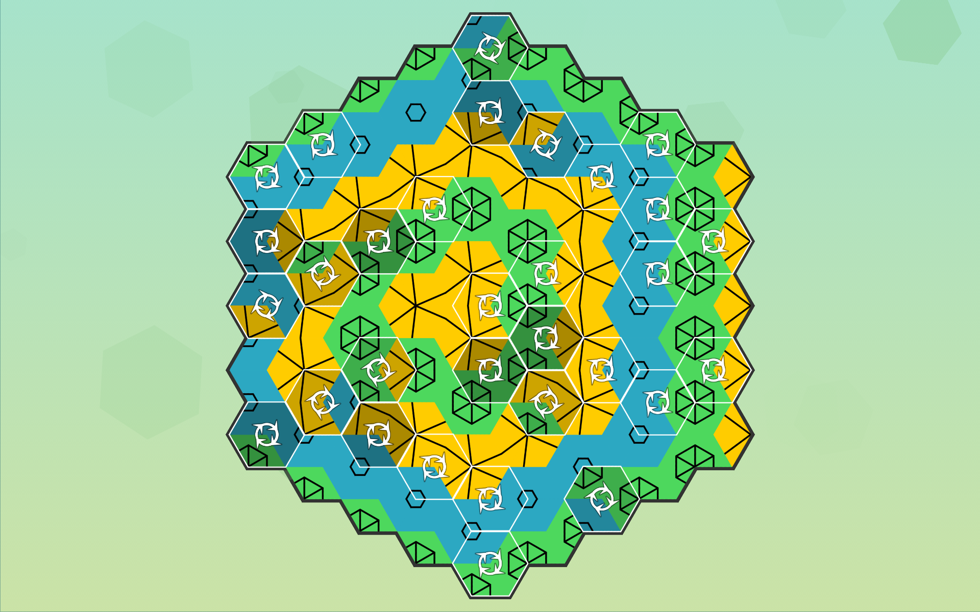 اسکرین شات 6 بازی Aurora Hex - Pattern Puzzles