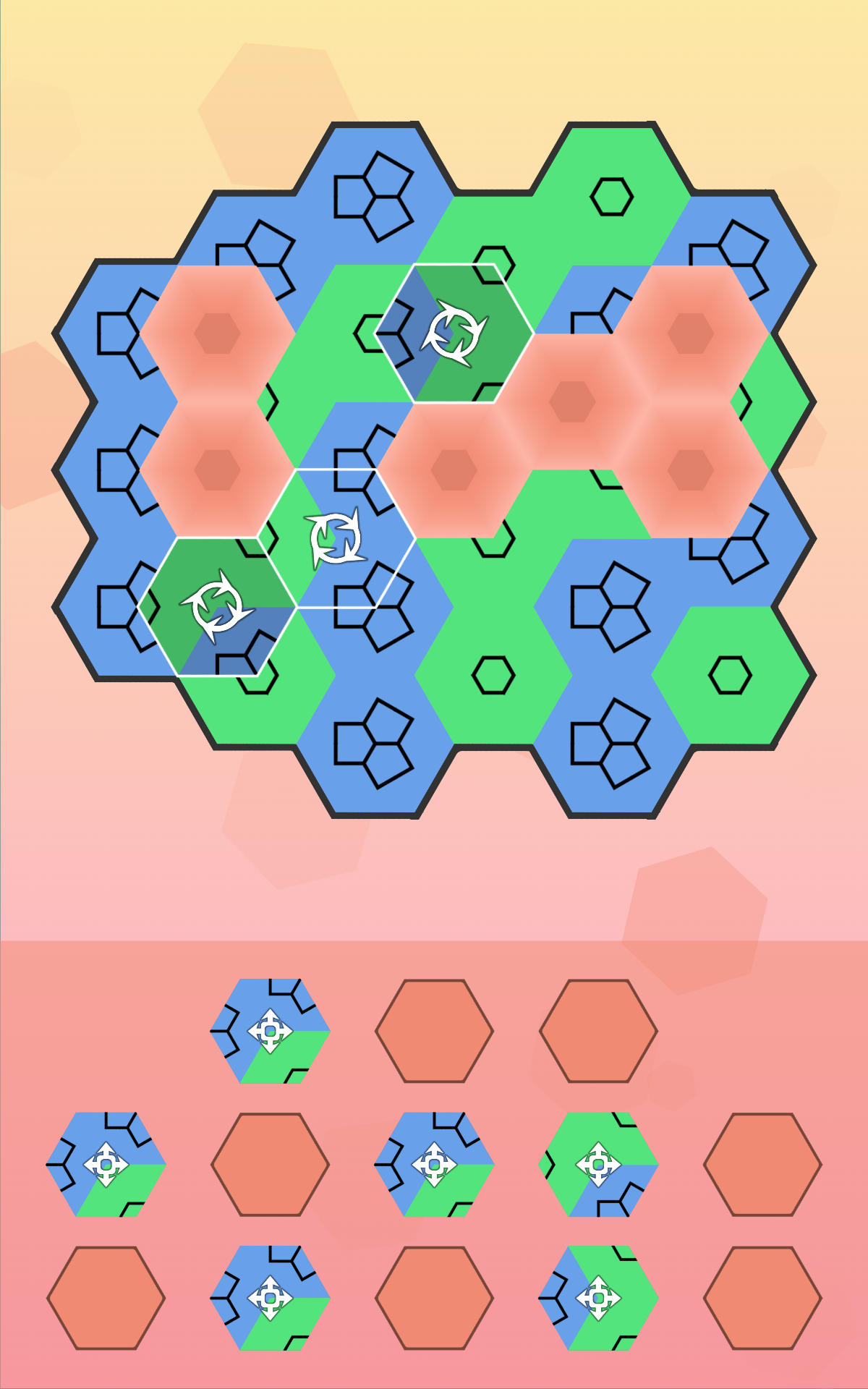 اسکرین شات 1 بازی Aurora Hex - Pattern Puzzles