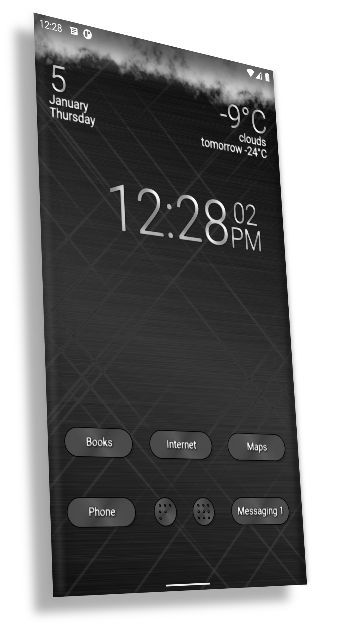 اسکرین شات 1 برنامه Final Interface: Launcher 3D