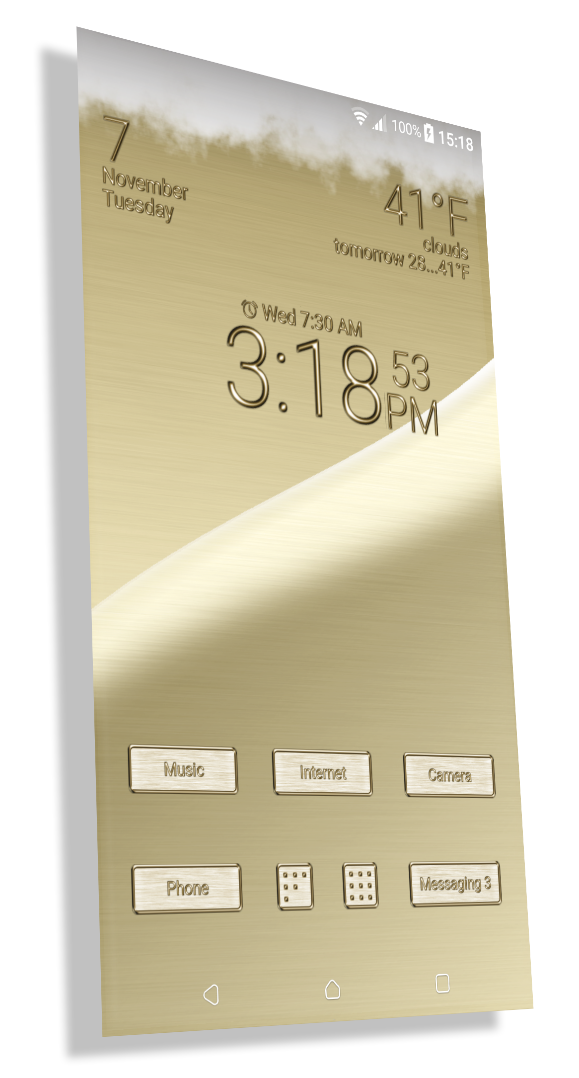 اسکرین شات 3 برنامه Final Interface: Launcher 3D