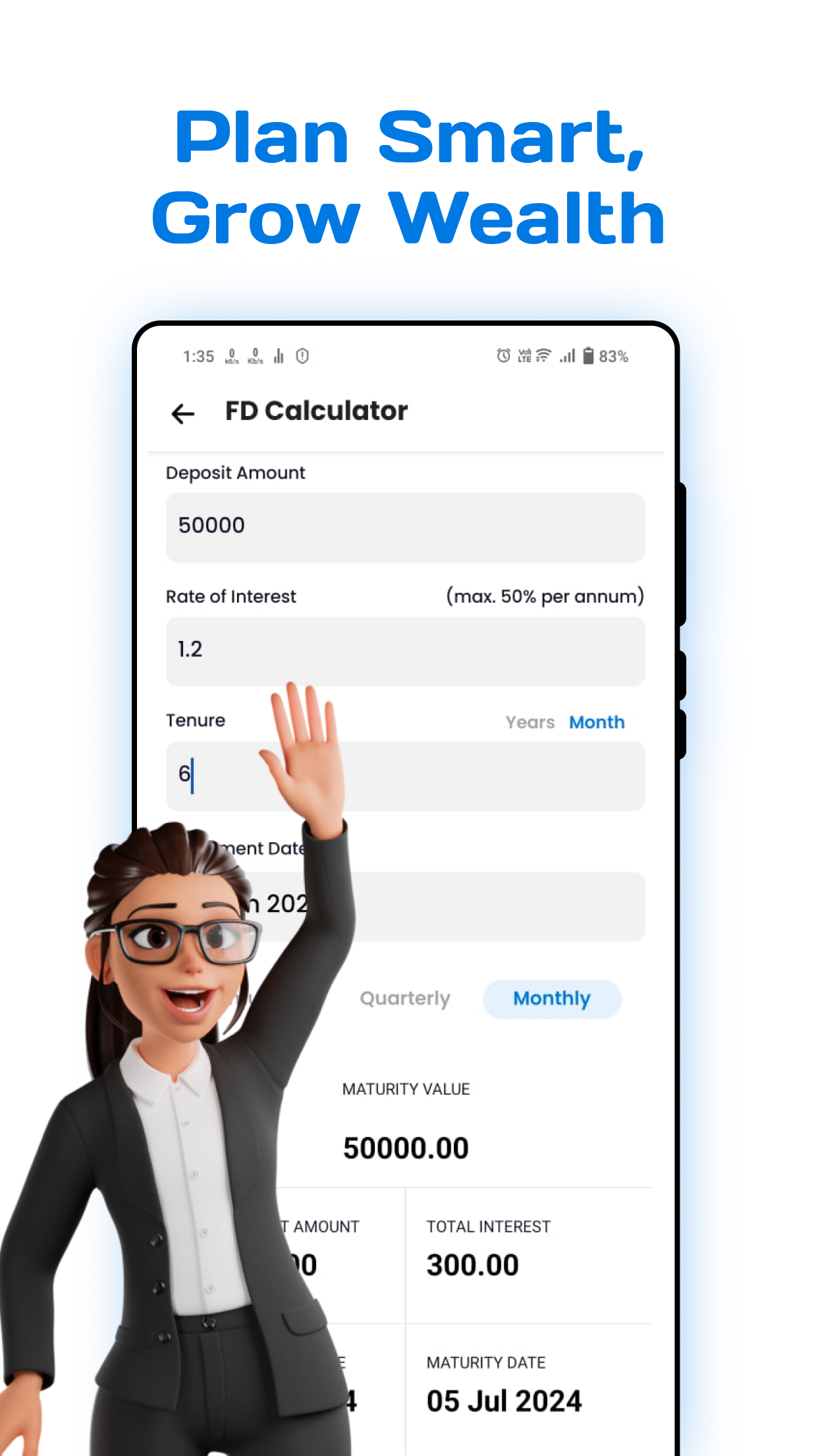 اسکرین شات 7 برنامه EMI Calculator App & Loan EMI