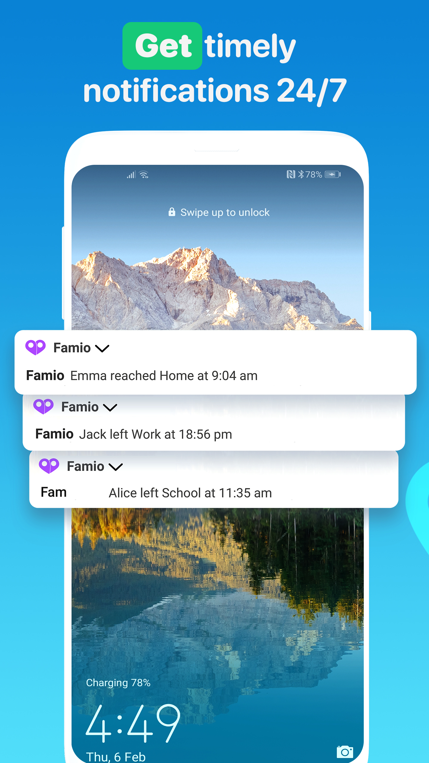 اسکرین شات 4 برنامه Famio: Connect With Family