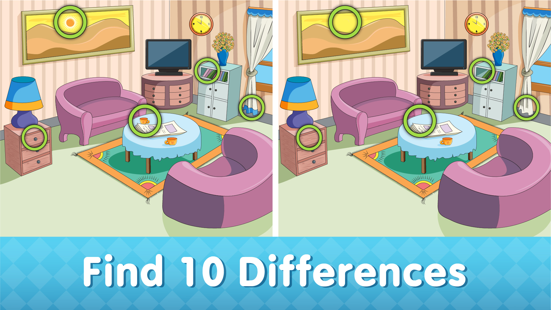 اسکرین شات 5 بازی Find the Difference Game