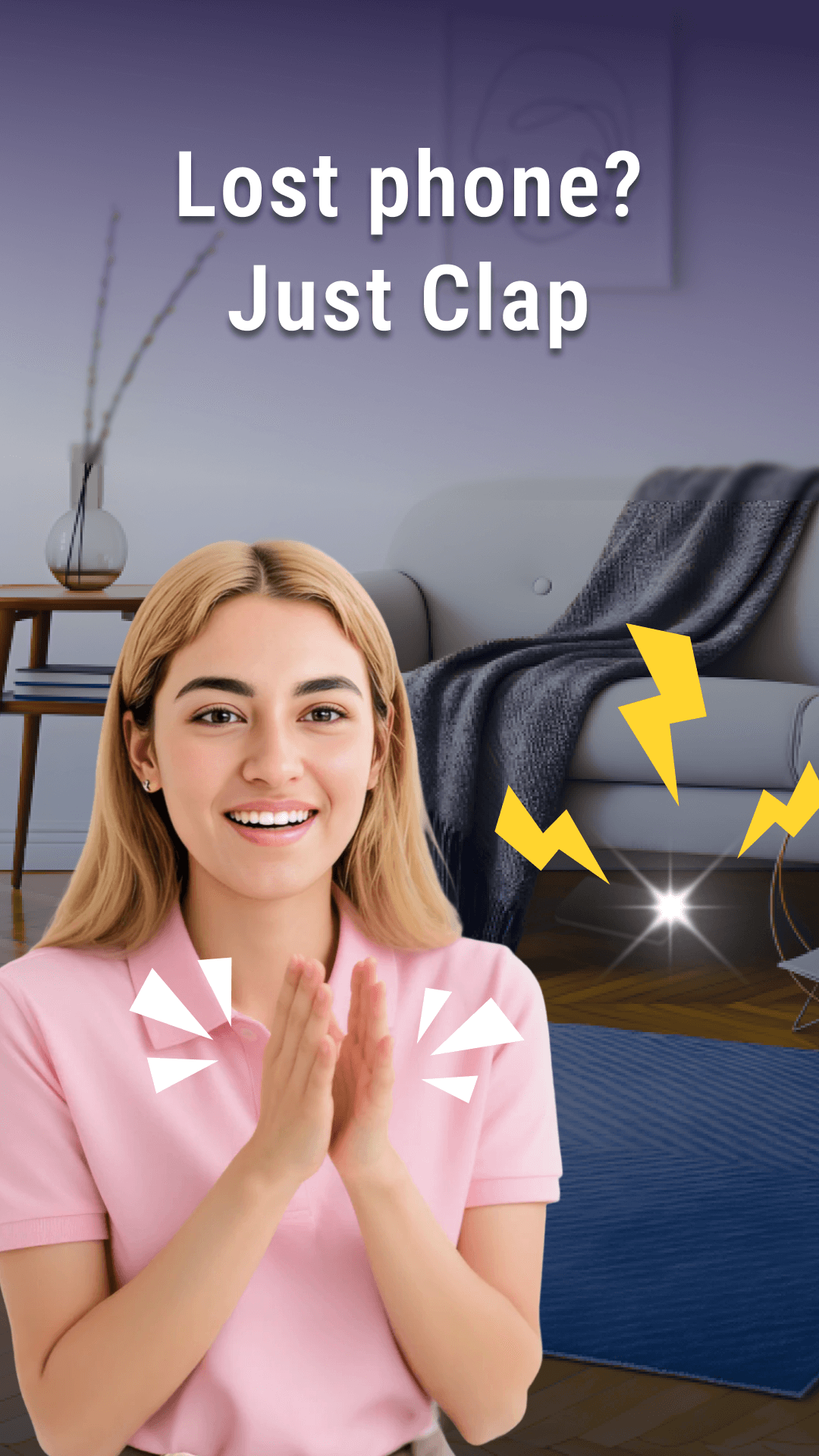 اسکرین شات 1 برنامه PhoneFinder Pro - Clap to Find