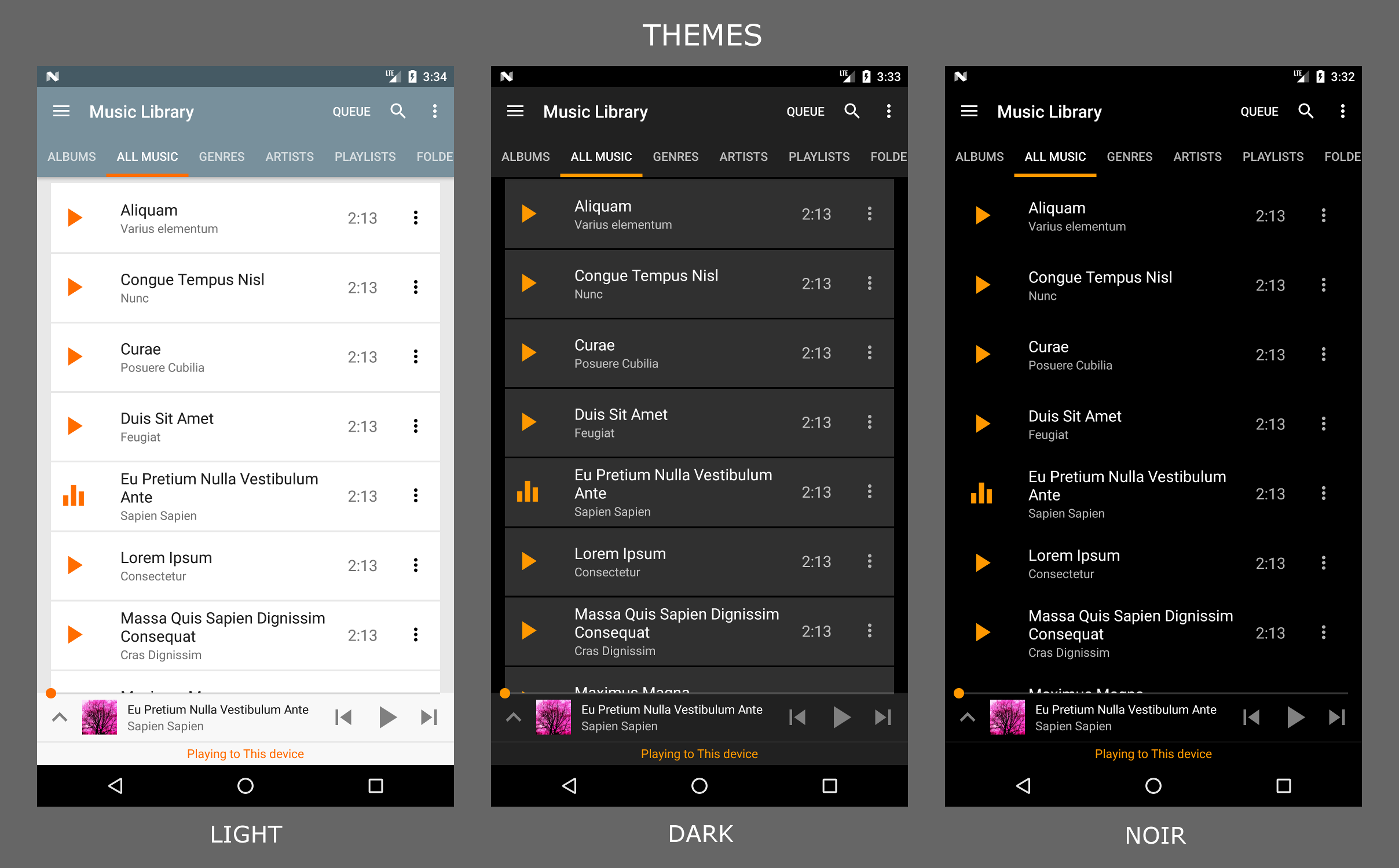 اسکرین شات 4 برنامه Hi-Fi Cast - Music Player