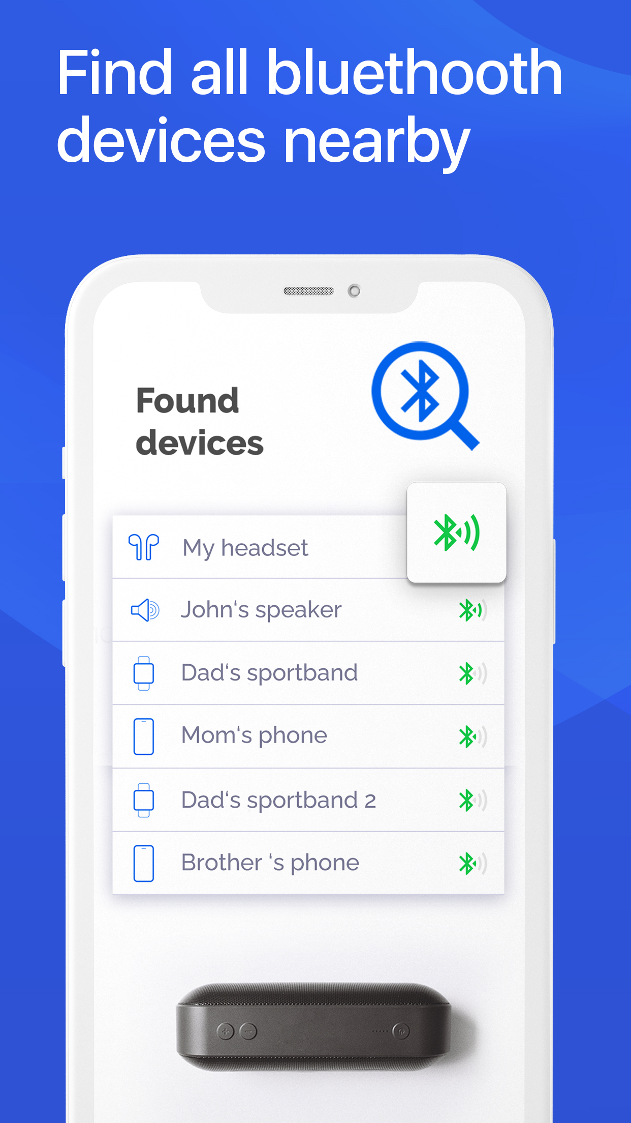 اسکرین شات 2 برنامه Find My Bluetooth Device