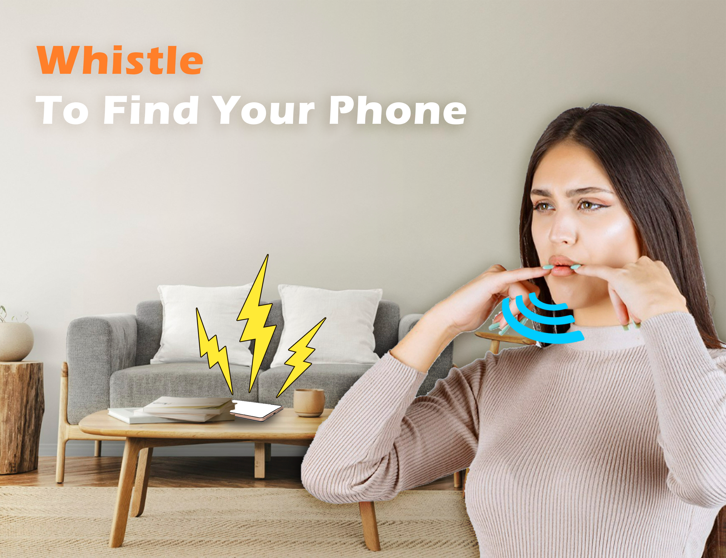 اسکرین شات 2 برنامه Find My Phone: Whistle & Clap