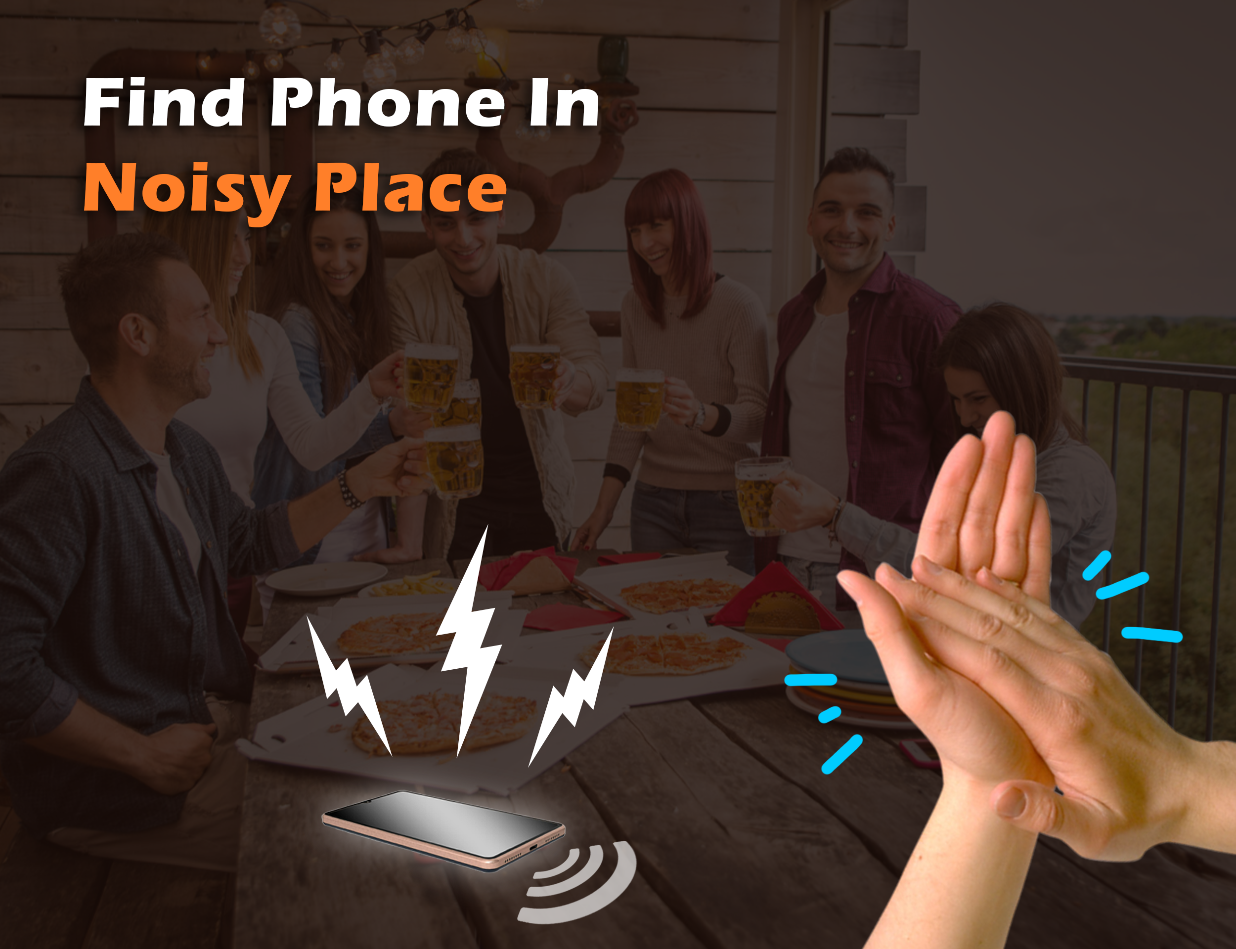 اسکرین شات 4 برنامه Find My Phone: Whistle & Clap