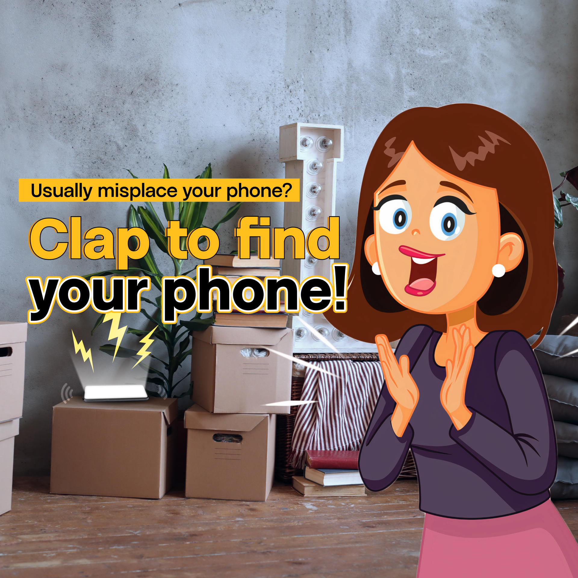 اسکرین شات 1 برنامه Find My Phone - Theft Alarm
