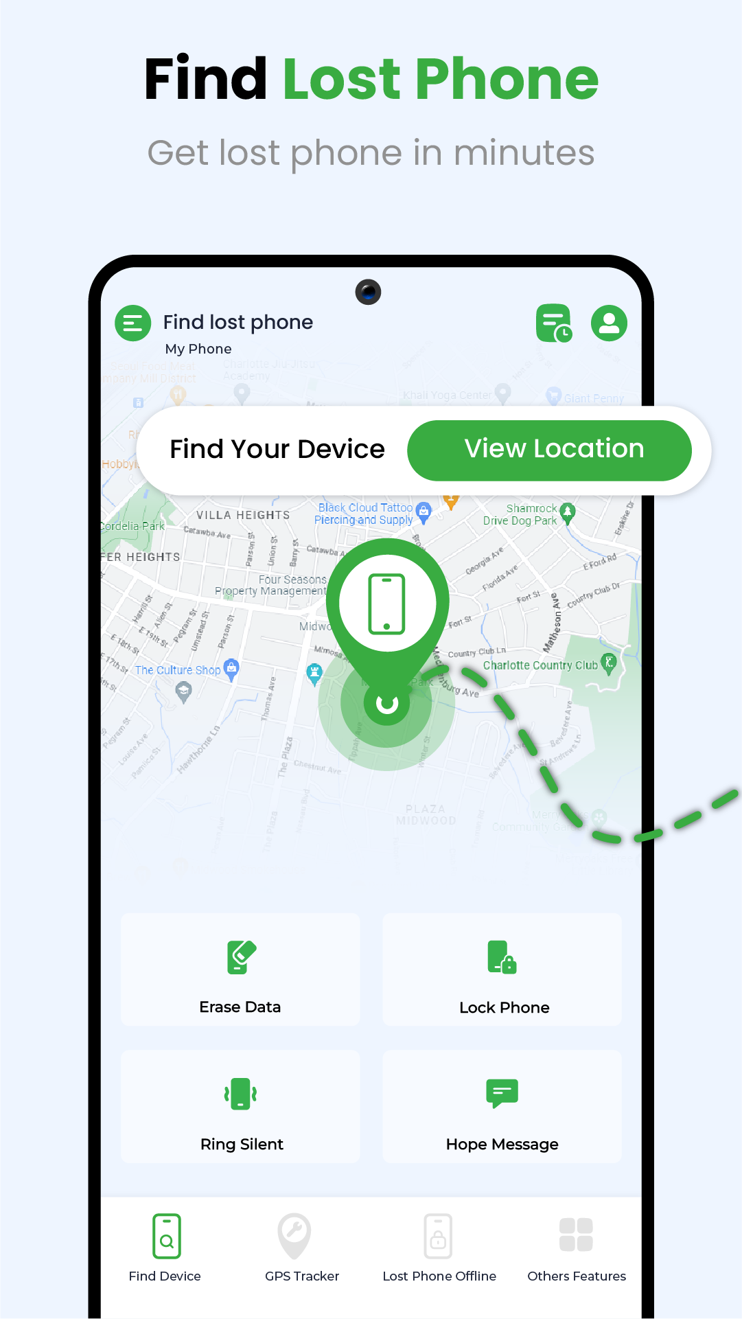 اسکرین شات 1 برنامه Find My Phone: Phone Locator