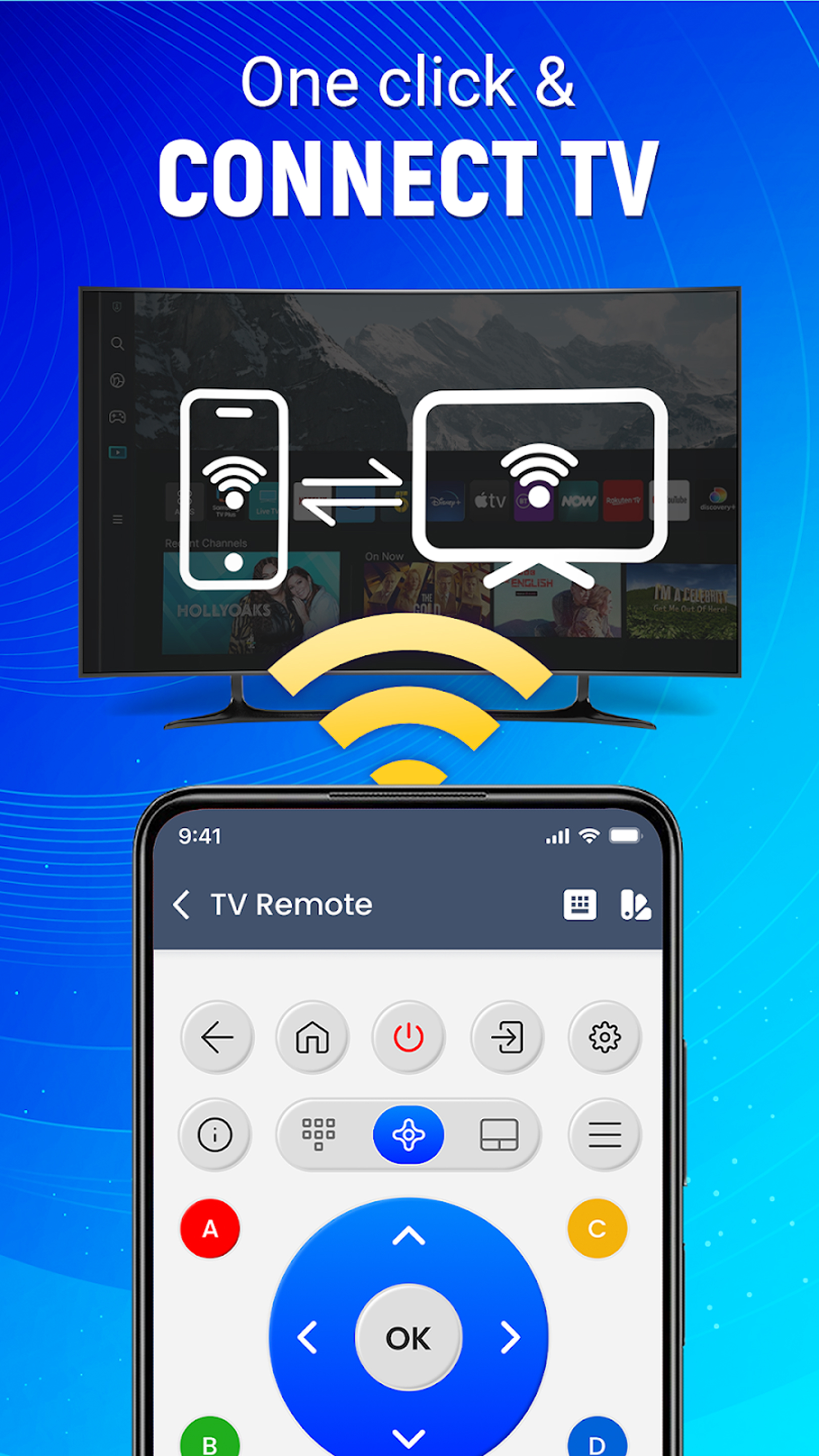 اسکرین شات 4 برنامه Universal Tv Remote-Cast to TV