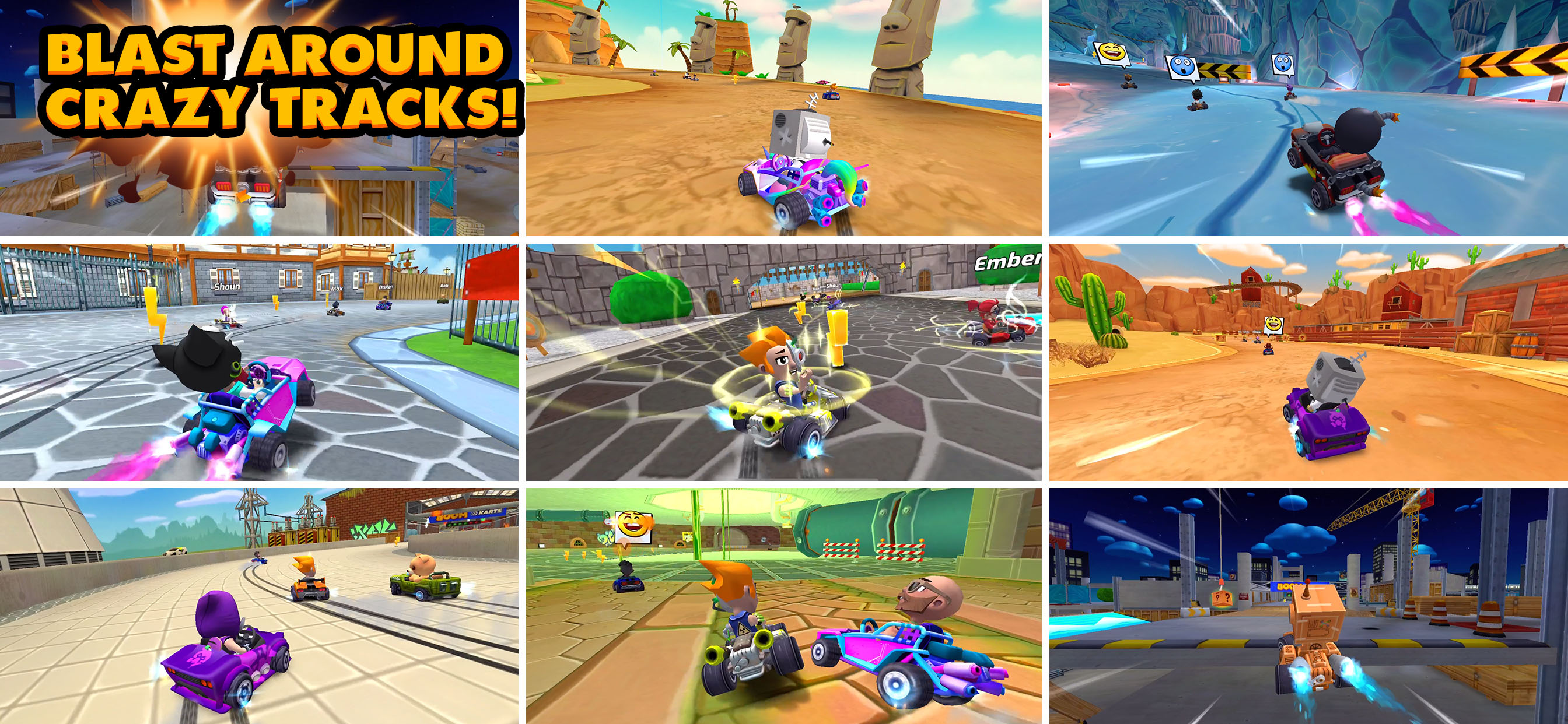 اسکرین شات 5 بازی Boom Karts Multiplayer Racing