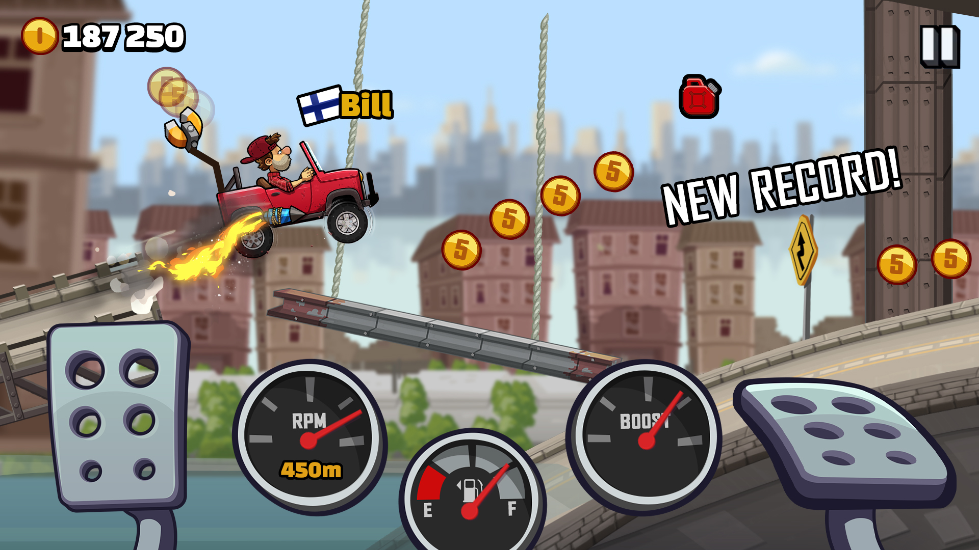 اسکرین شات 1 بازی Hill Climb Racing 2