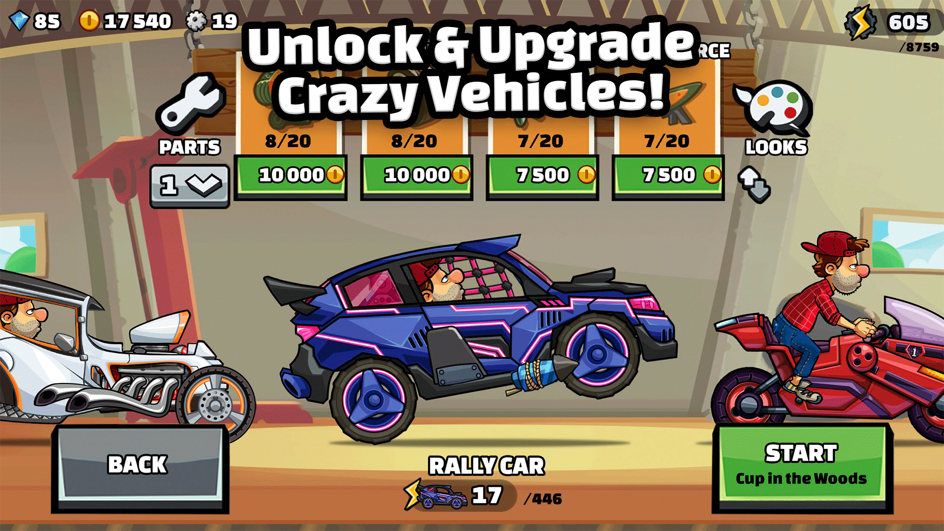 اسکرین شات بازی Hill Climb Racing 2 2