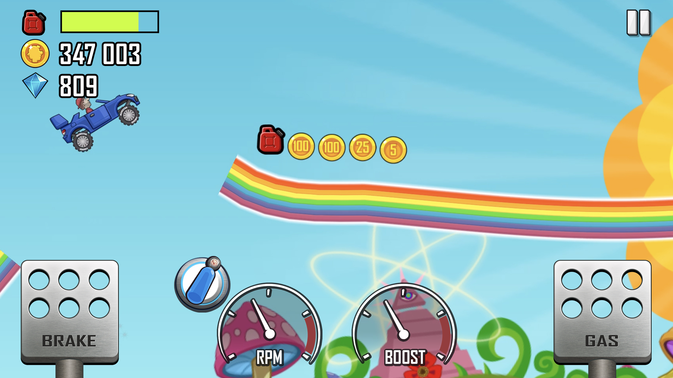 اسکرین شات 6 بازی Hill Climb Racing