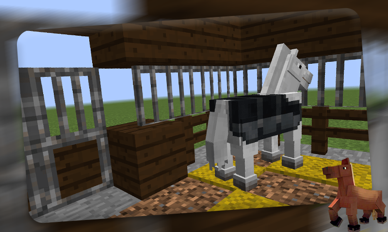 اسکرین شات 1 برنامه Horse mod for MCPE