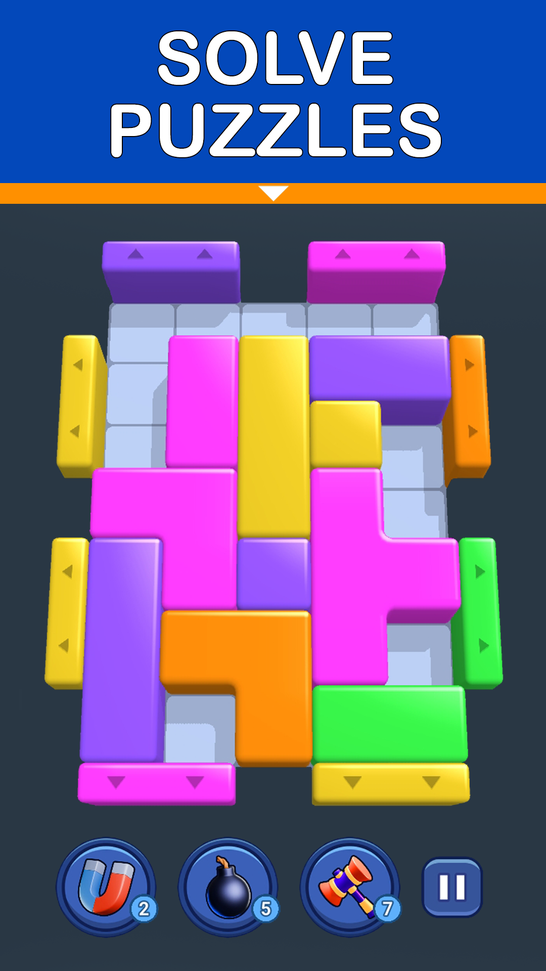 اسکرین شات 2 بازی Shape Escape: Block Puzzle