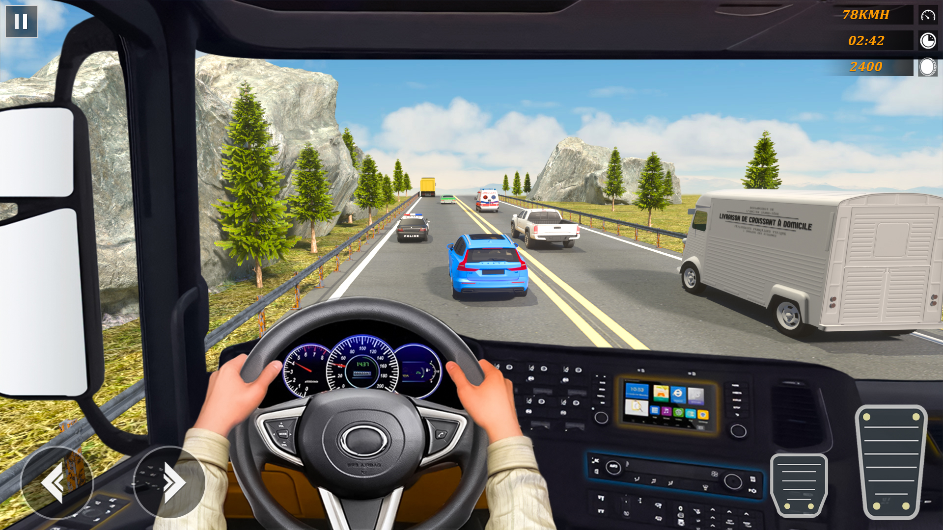 اسکرین شات 1 بازی VR Racing In Truck Simulator