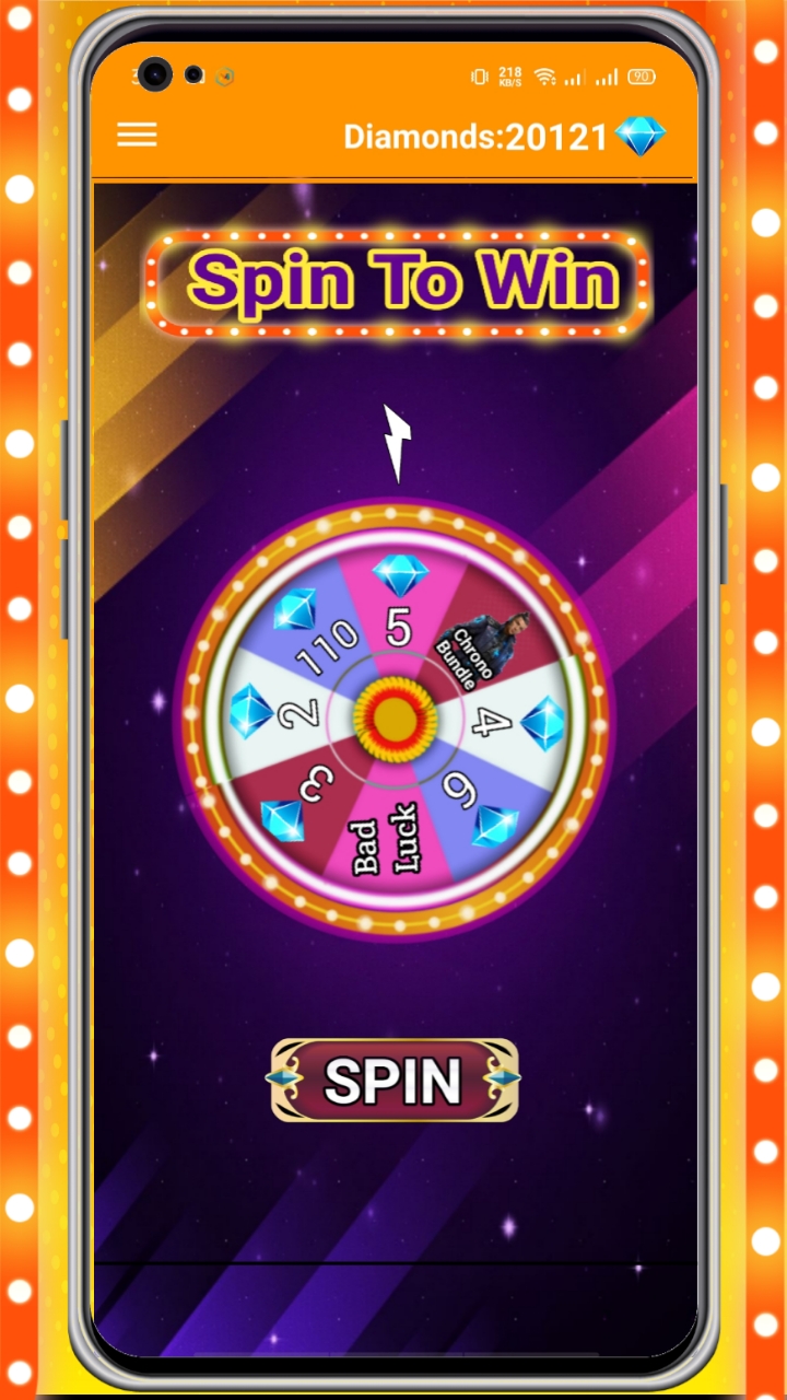 اسکرین شات 2 برنامه Unlock Skin : Diamonds Frefire