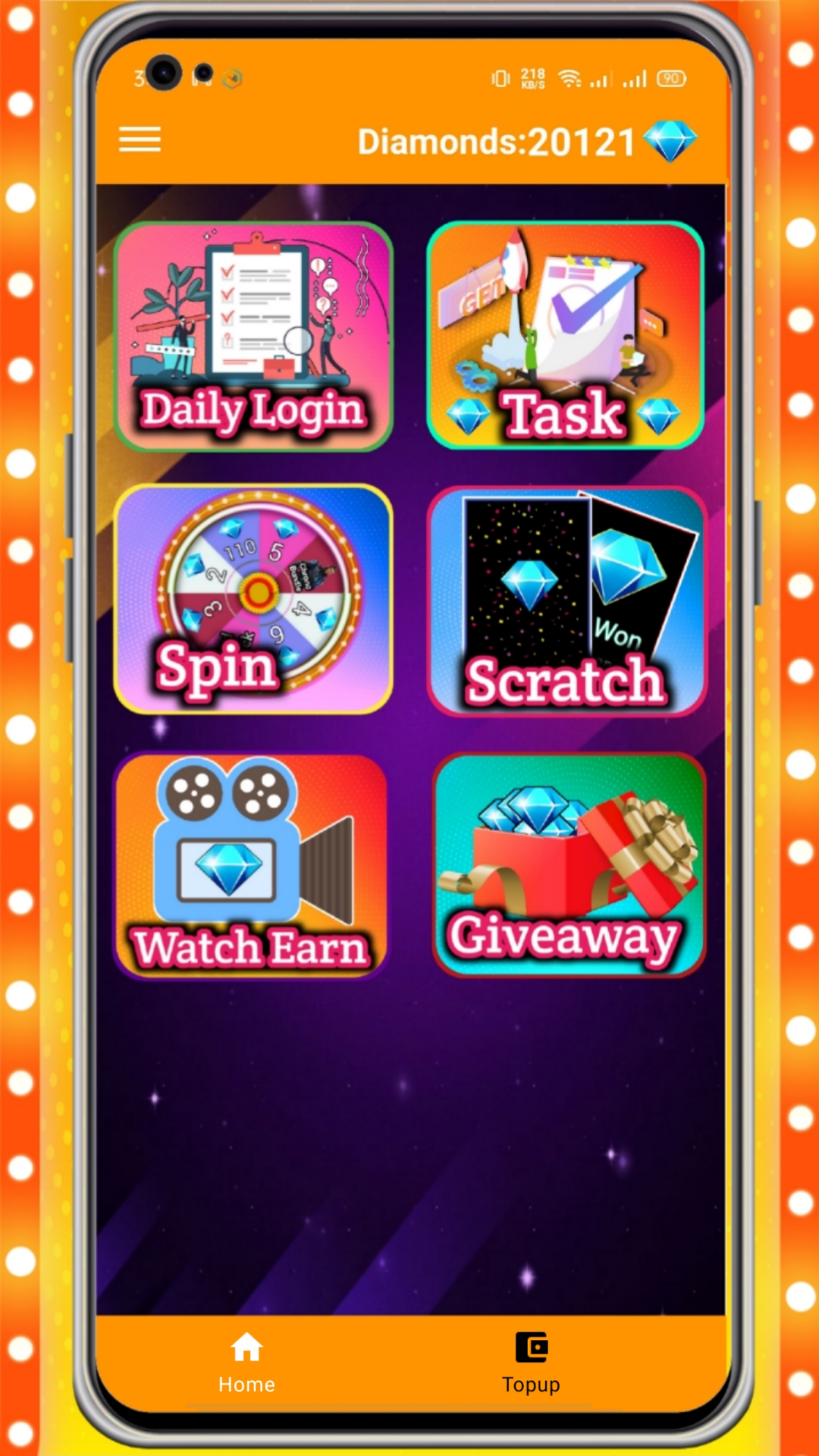اسکرین شات 1 برنامه Unlock Skin : Diamonds Frefire
