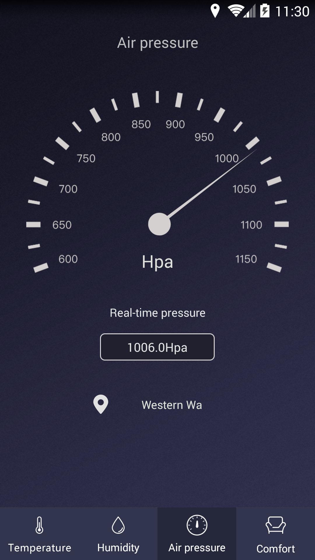 اسکرین شات 3 برنامه Thermometer - Hygrometer