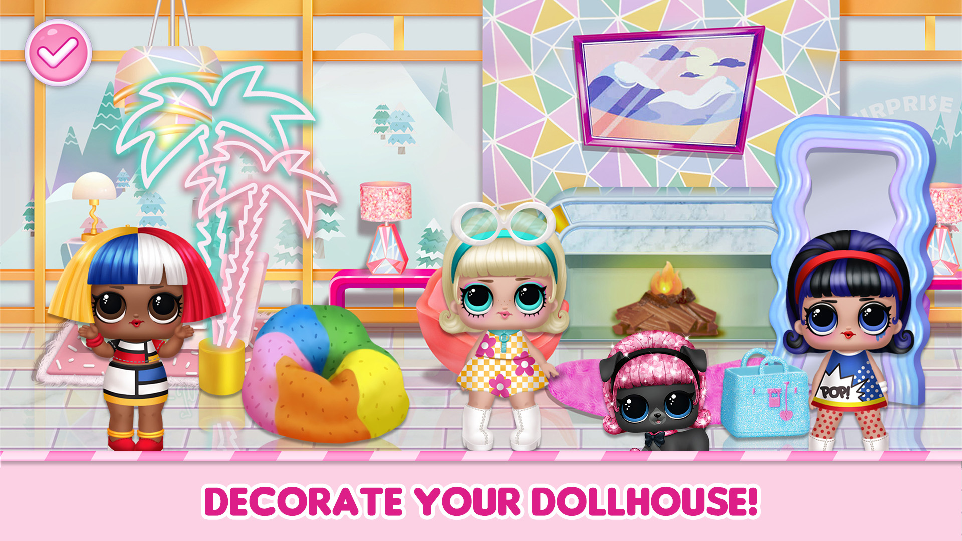 اسکرین شات 4 بازی LOL Surprise! Room Makeover
