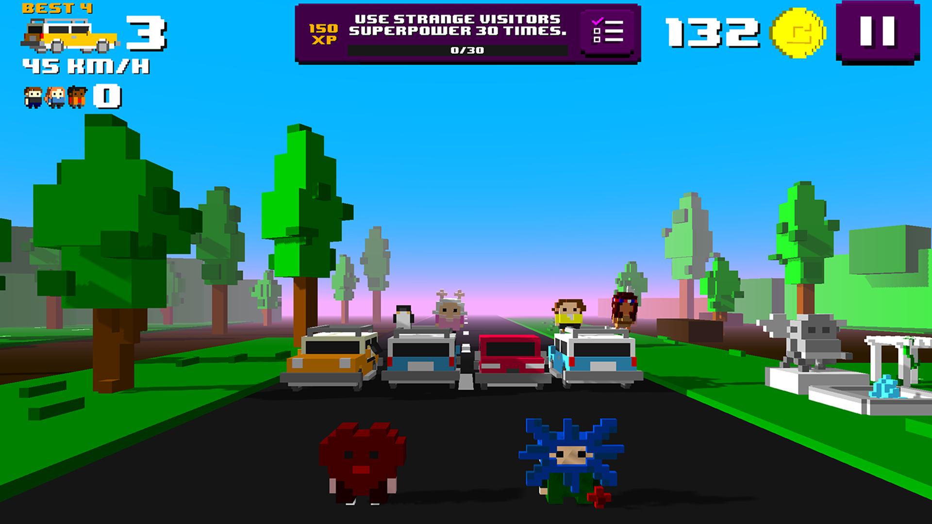 اسکرین شات 2 بازی Chicken Jump - Crazy Traffic
