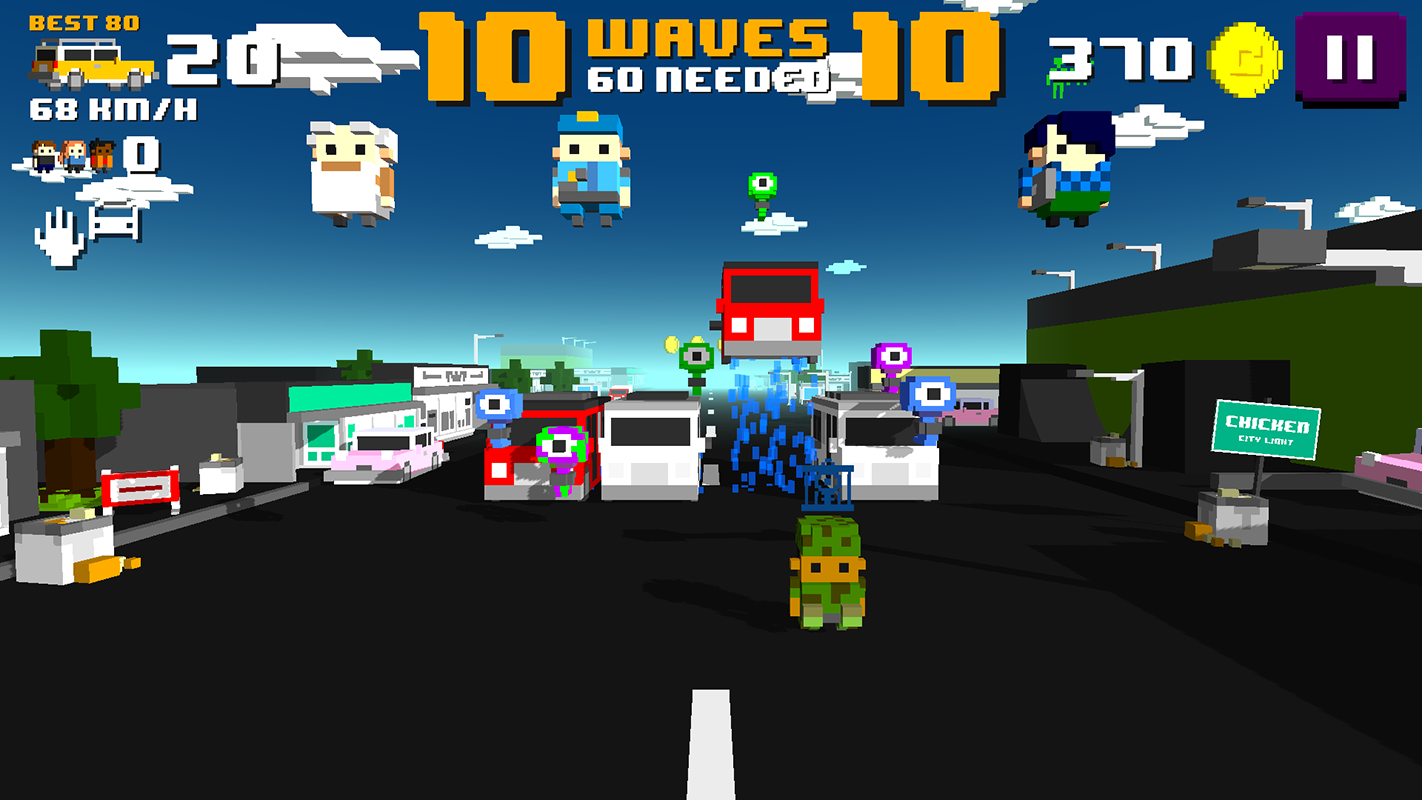 اسکرین شات 4 بازی Chicken Jump - Crazy Traffic