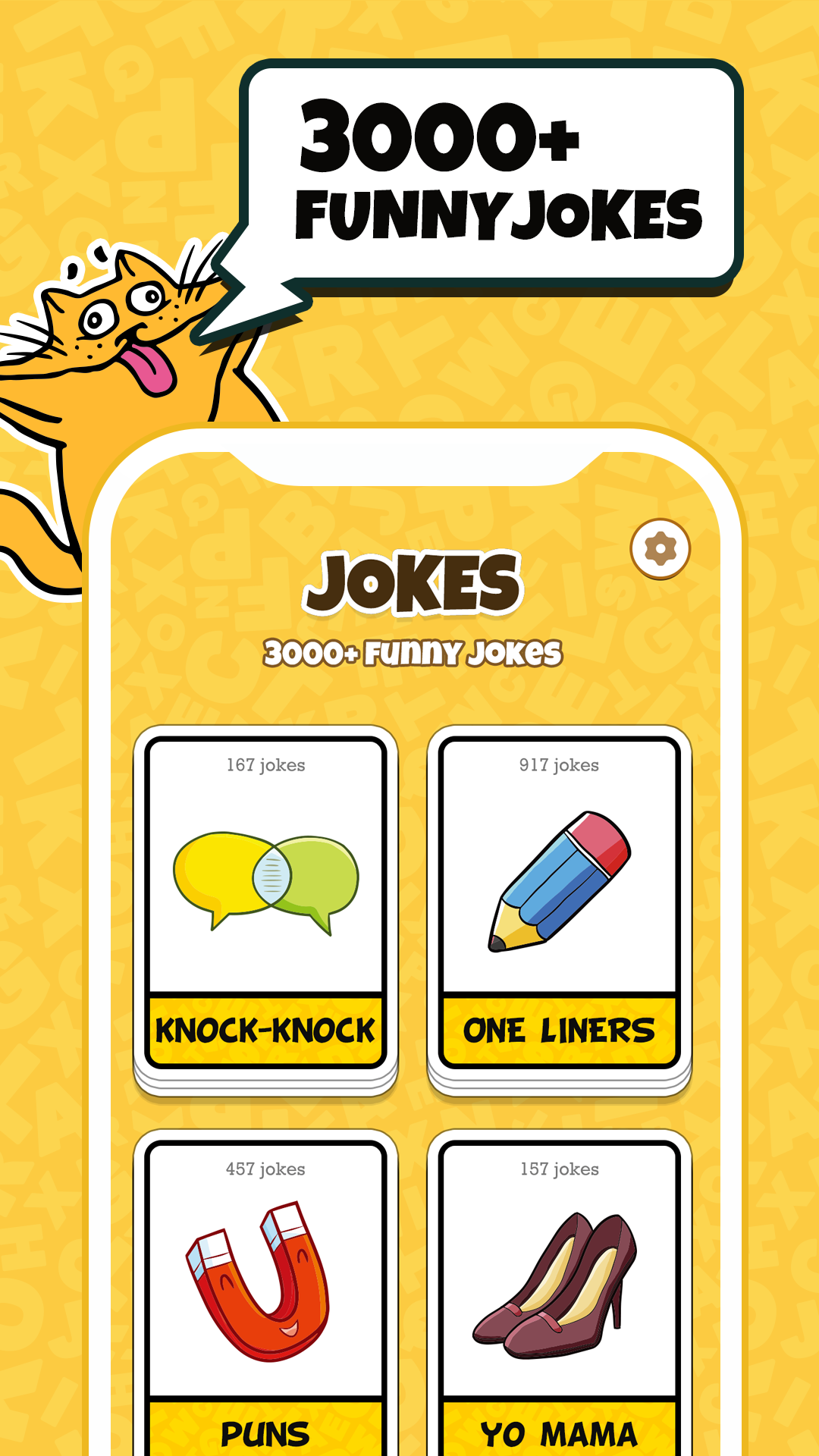اسکرین شات 1 برنامه Joke Book -3000+ Funny Jokes