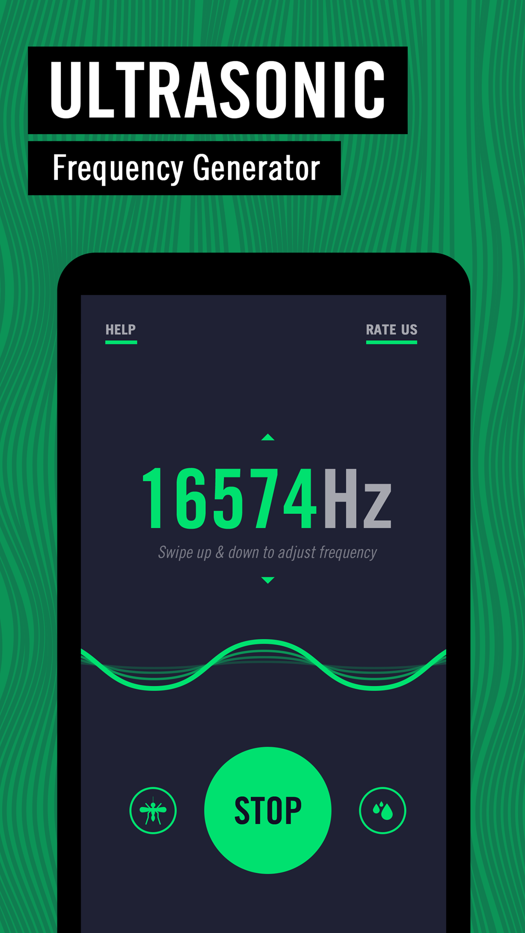اسکرین شات 1 برنامه Sound Wave Tone Generator