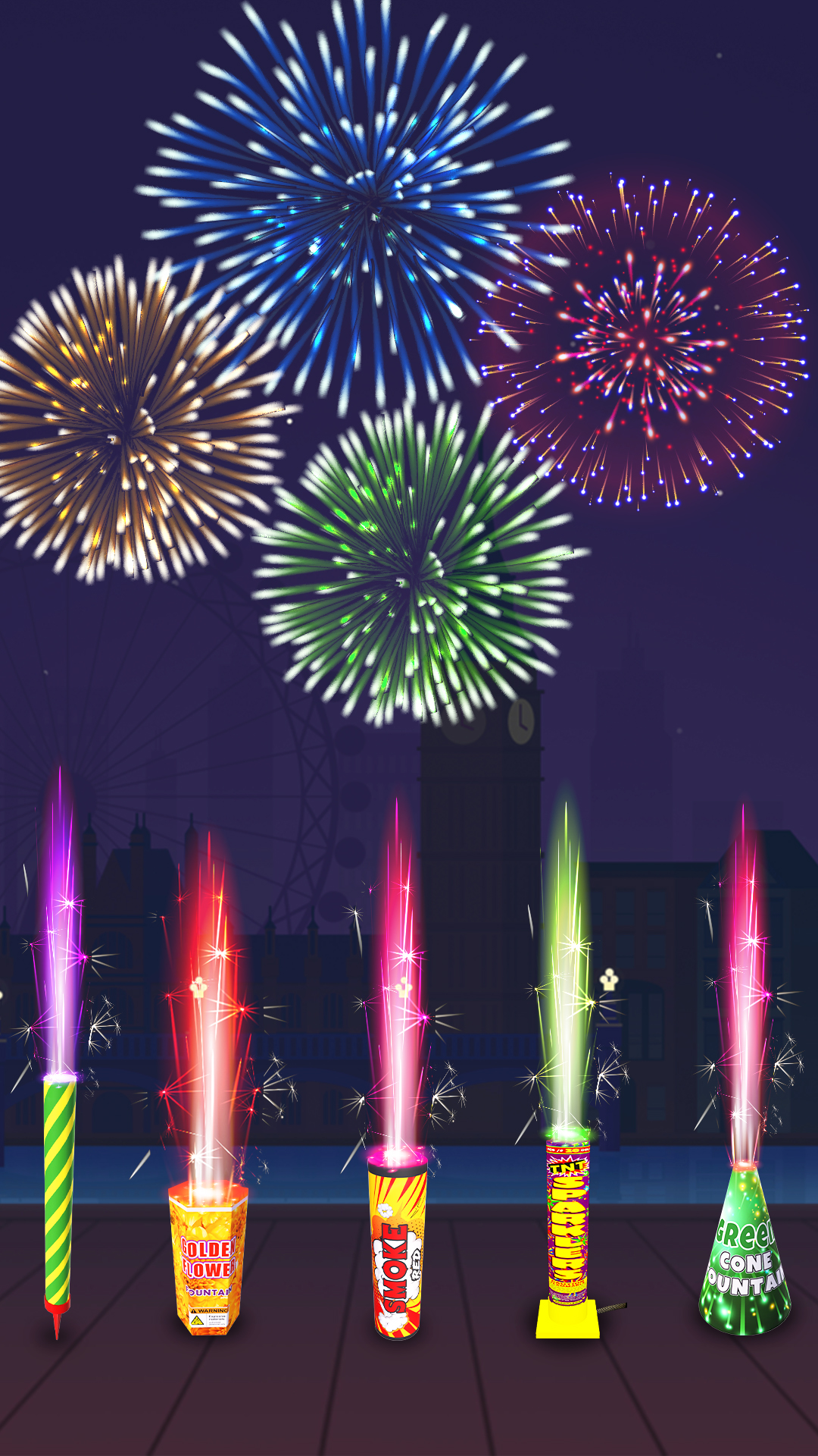 اسکرین شات 2 بازی Fireworks Play & Cracker prank