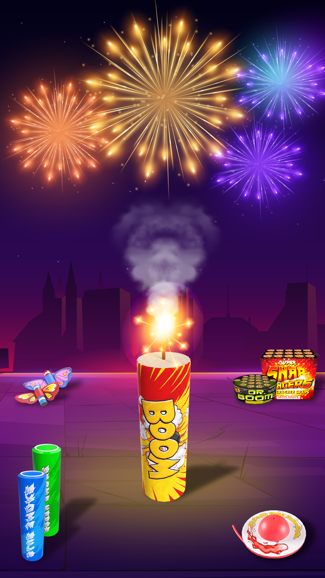 اسکرین شات 6 بازی Fireworks Play & Cracker prank