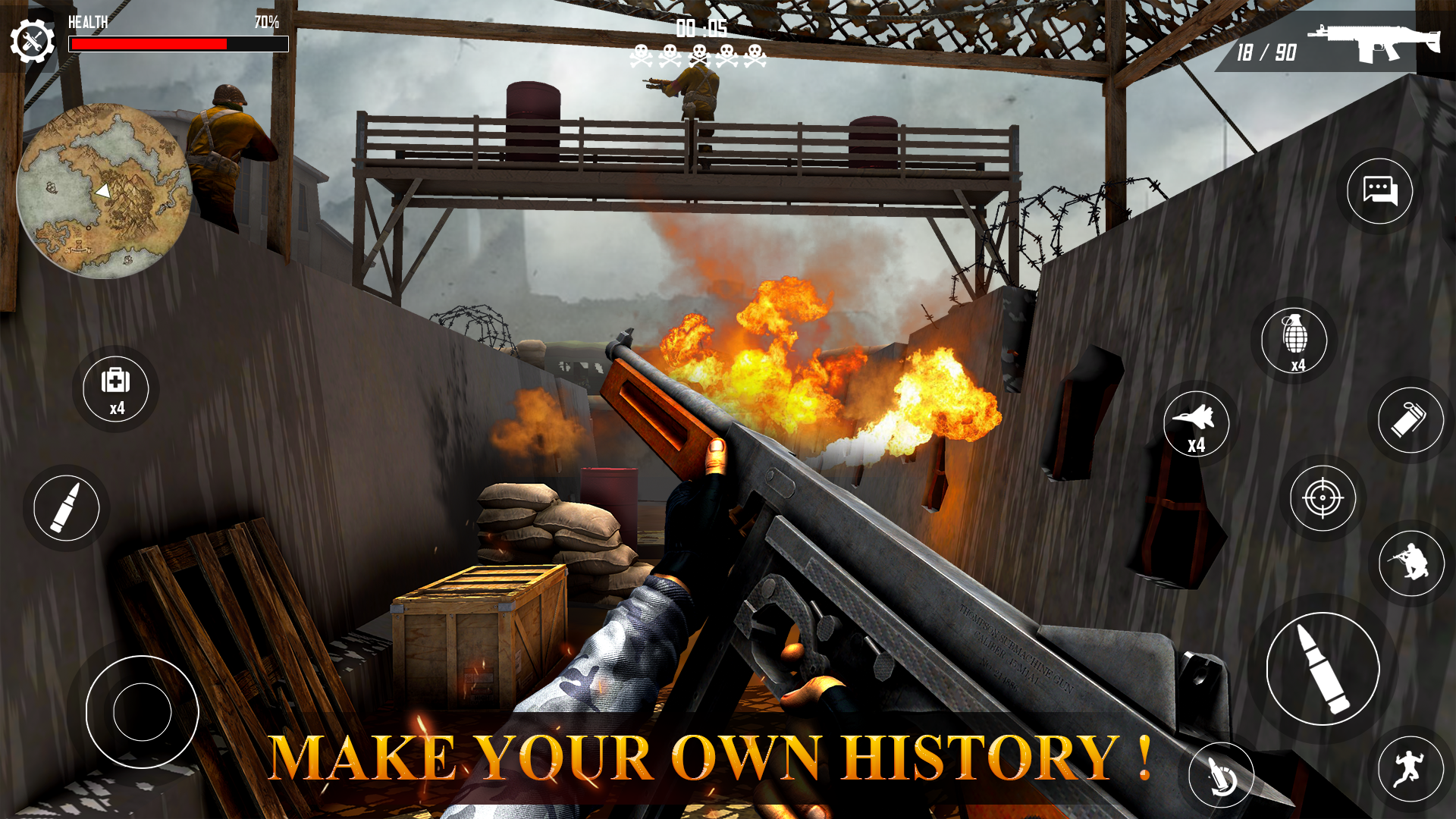 اسکرین شات 1 بازی World War : WW2 Shooting Games