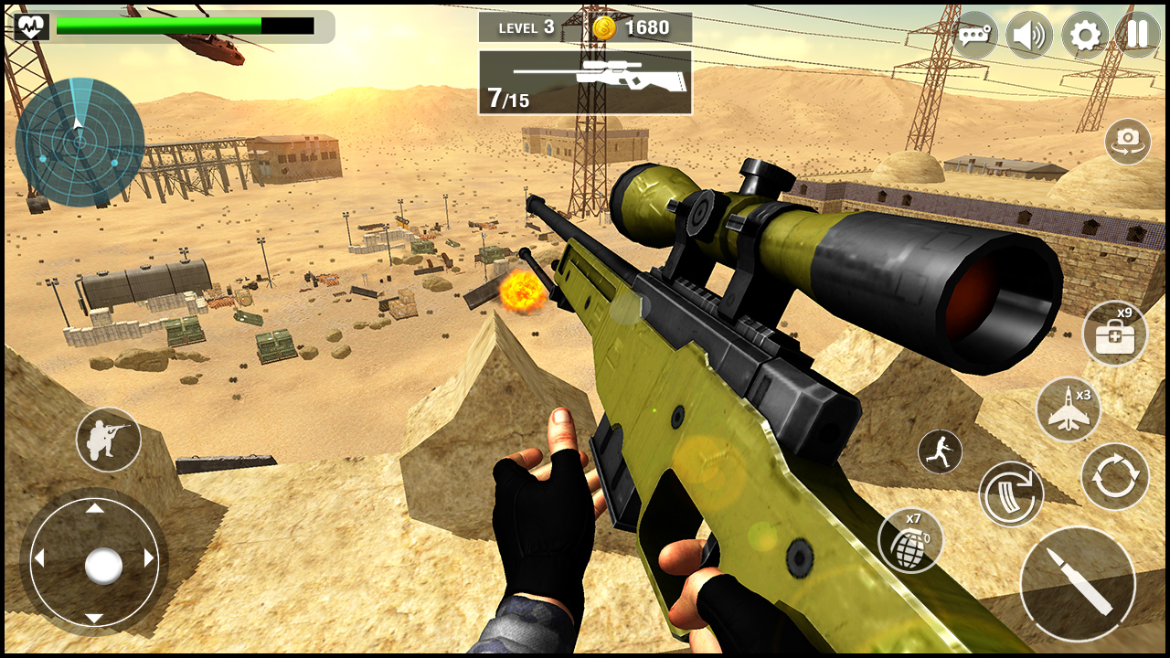اسکرین شات 3 بازی Modern Battle FPS: Gun Games