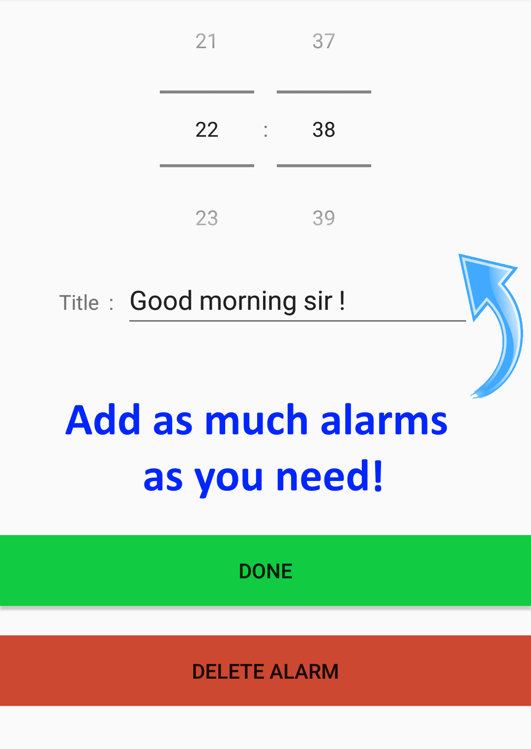 اسکرین شات 3 برنامه Alarm Clock: Clap to Snooze