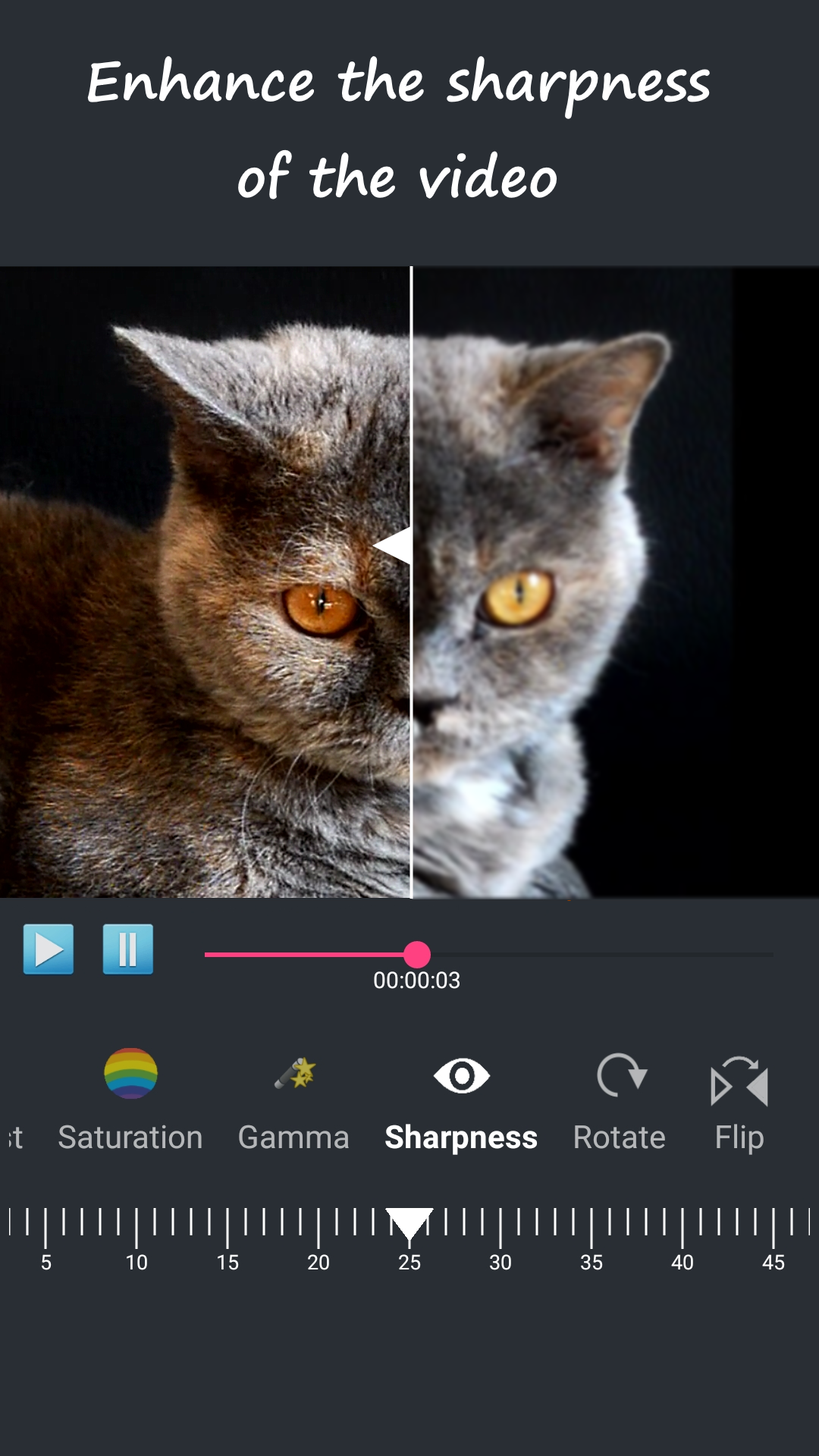 اسکرین شات 4 برنامه Video Brightness Enhancer