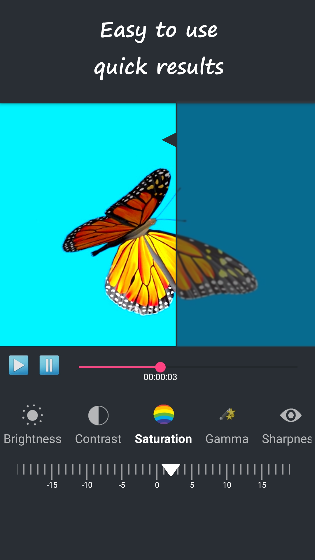 اسکرین شات 3 برنامه Video Brightness Enhancer
