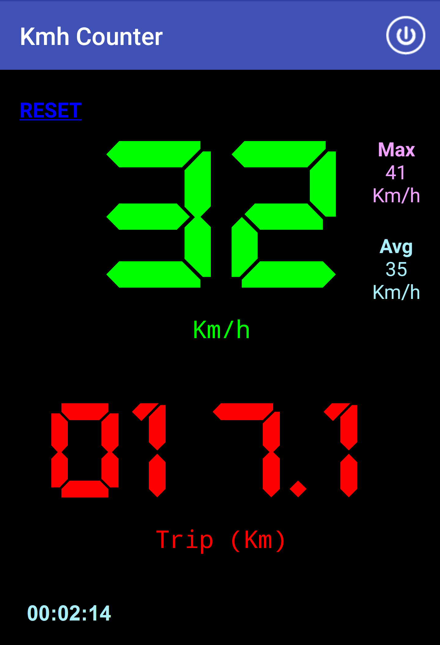اسکرین شات 6 برنامه Kmh Counter (Speedometer)