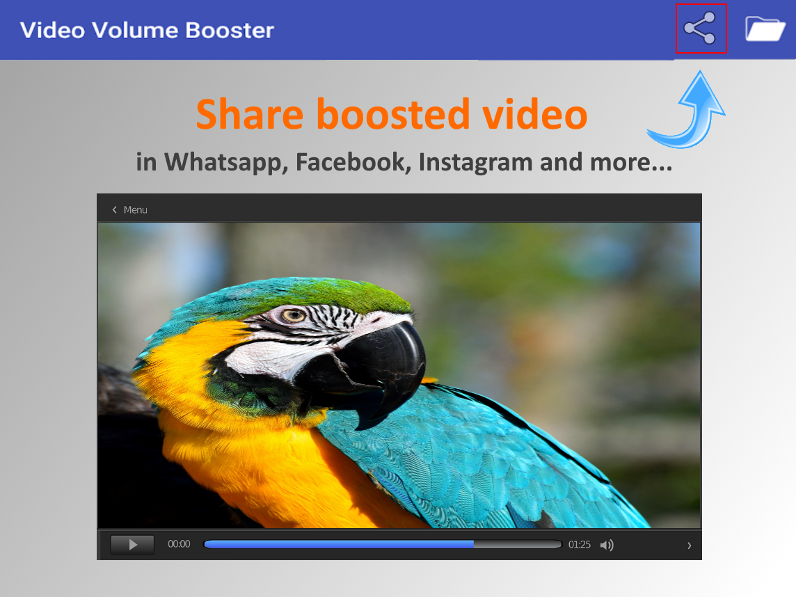 اسکرین شات 5 برنامه Video Volume Booster
