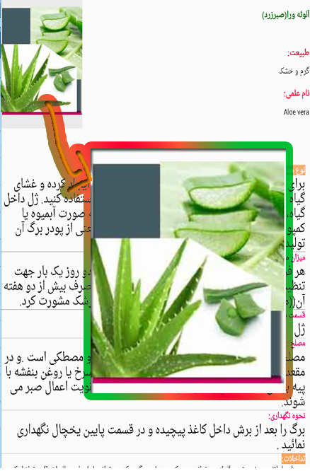 اسکرین شات 5 برنامه نوش دارو(گیاهان دارویی)